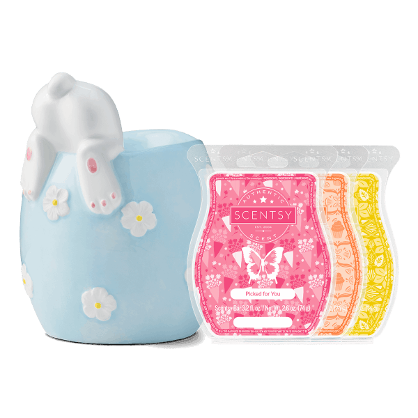 Curious Cottontail Scentsy Warmer Bundle