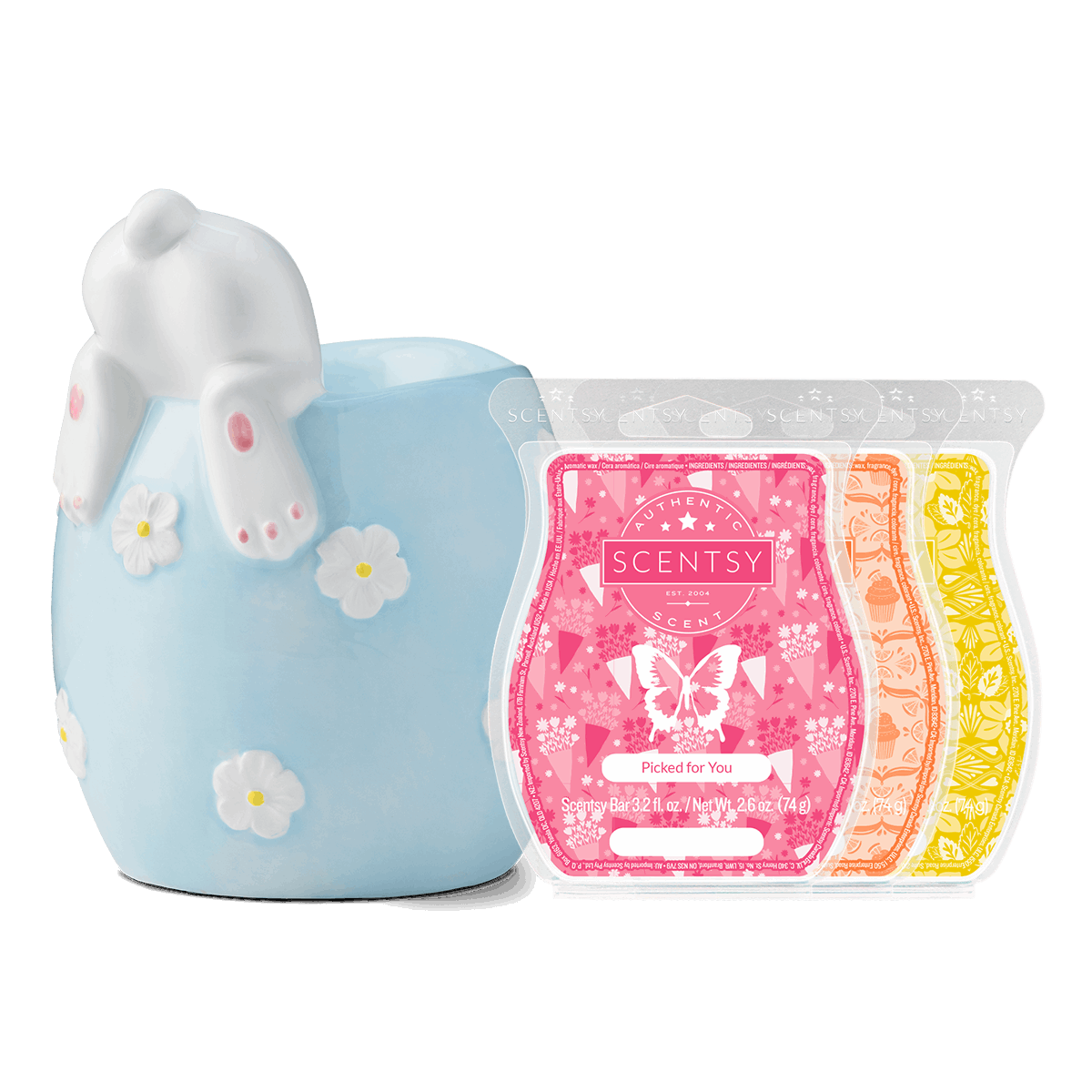Curious Cottontail Scentsy Warmer Bundle