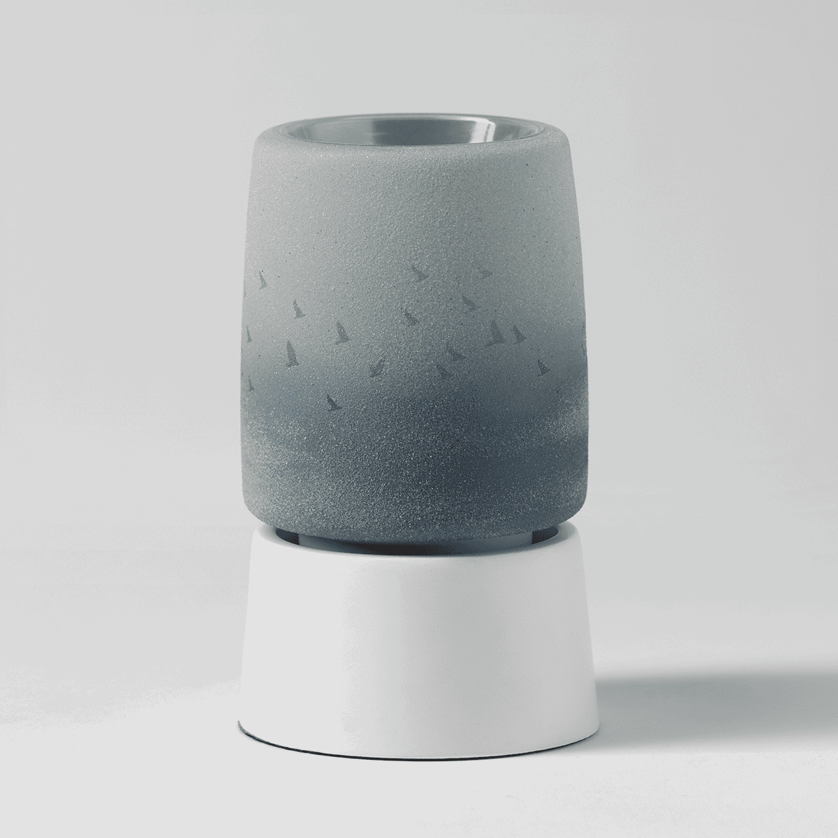 Waves & Wings Mini Scentsy Warmer with Tabletop Base - Unlit