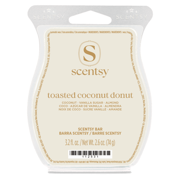Toasted Coconut Donut Scentsy Bar