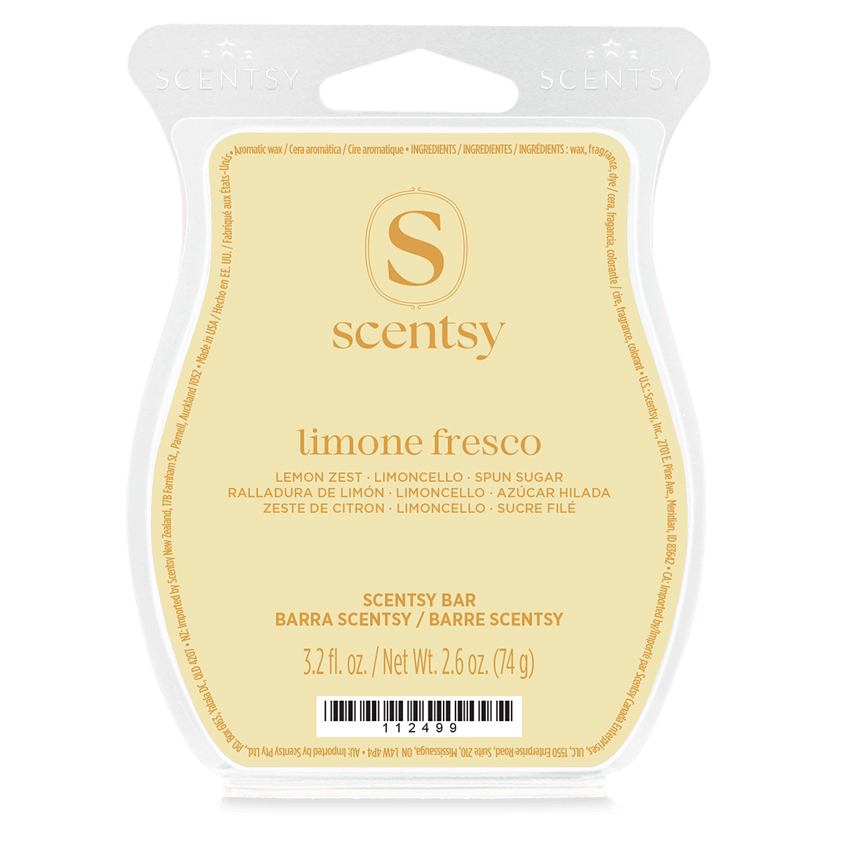 Limone Fresco Scentsy Bar