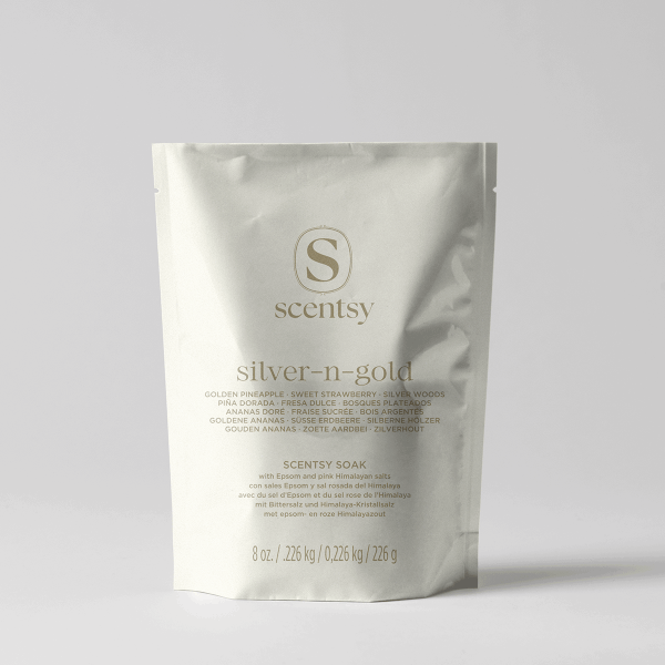 Silver-N-Gold Single Use Scentsy Soak
