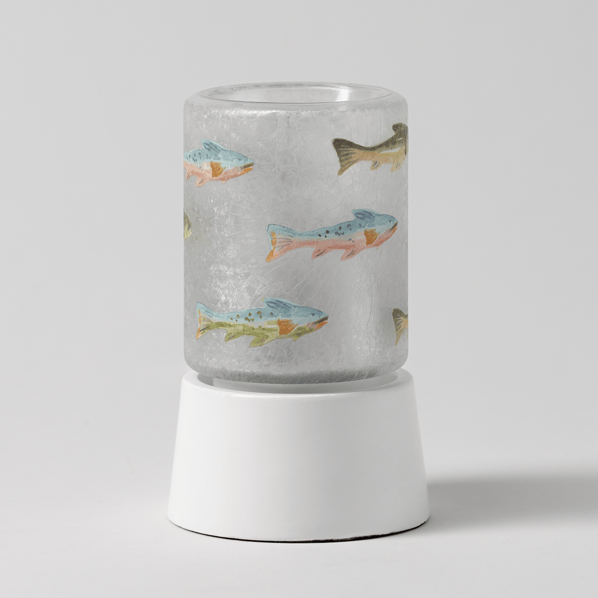 Silverfin Mini Scentsy Warmer with Tabletop Base Unlit