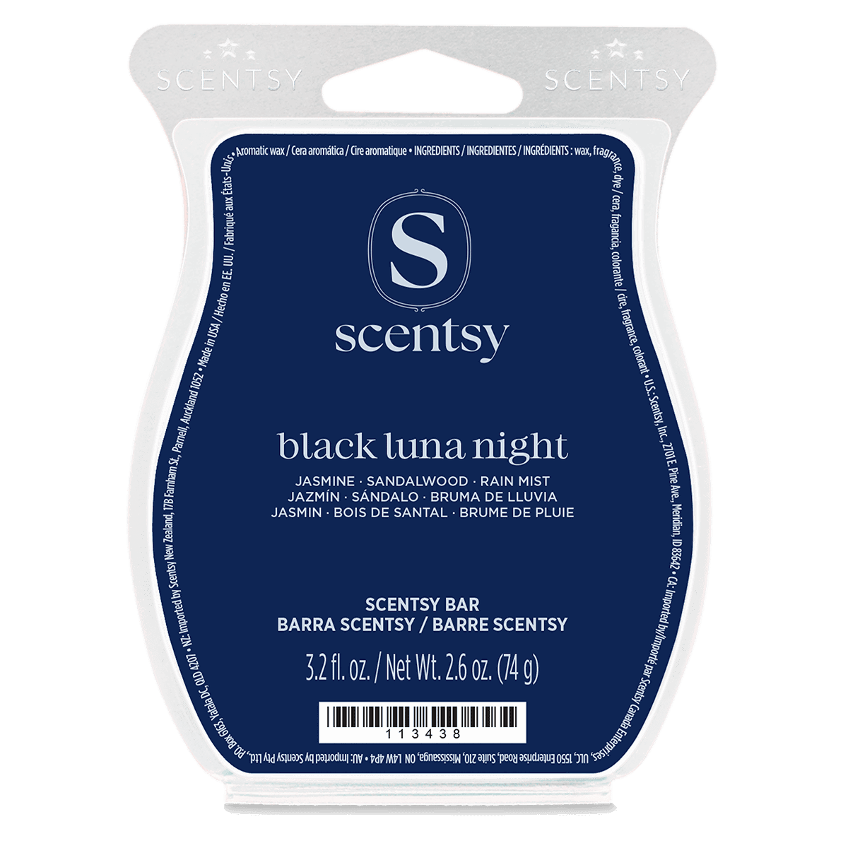 Black Luna Night Scentsy Bar