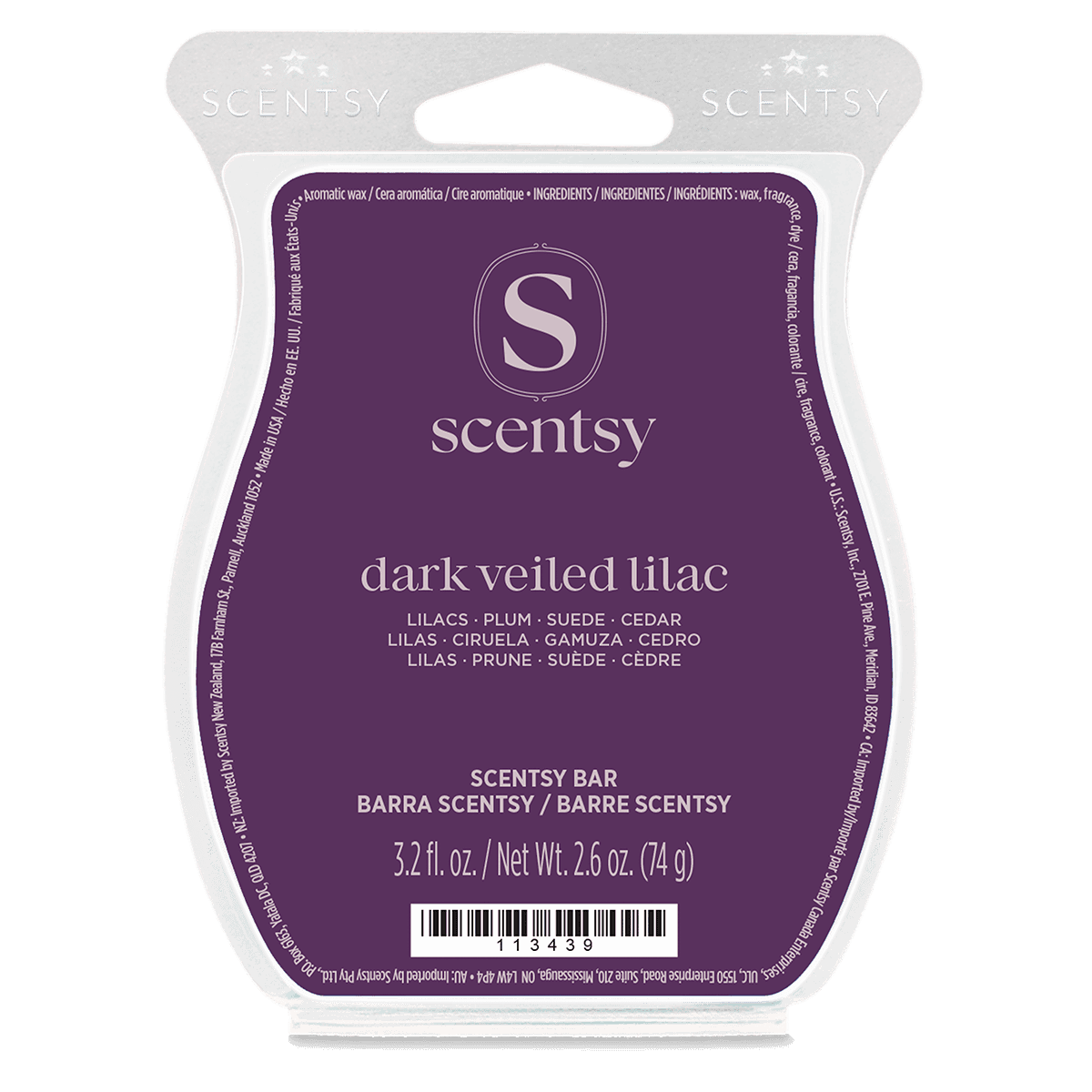 Dark Veiled Lilac Scentsy Bar