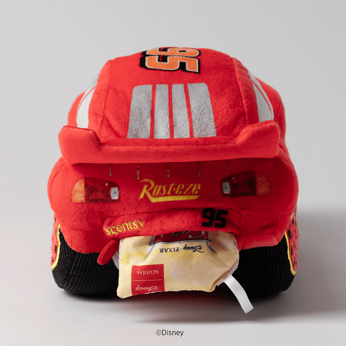 Disney And Pixar Lightning Mcqueen Scentsy Buddy - Rear View