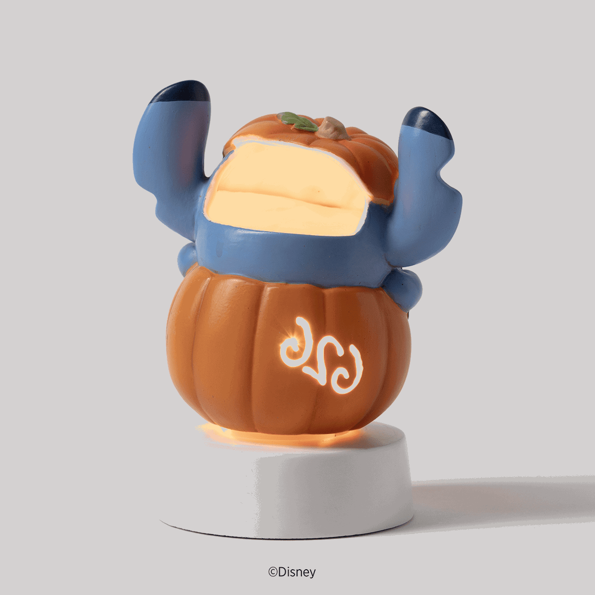 Disney Snitch: Pumpkin Trouble Mini Scentsy Warmer with Tabletop Base - Rear
