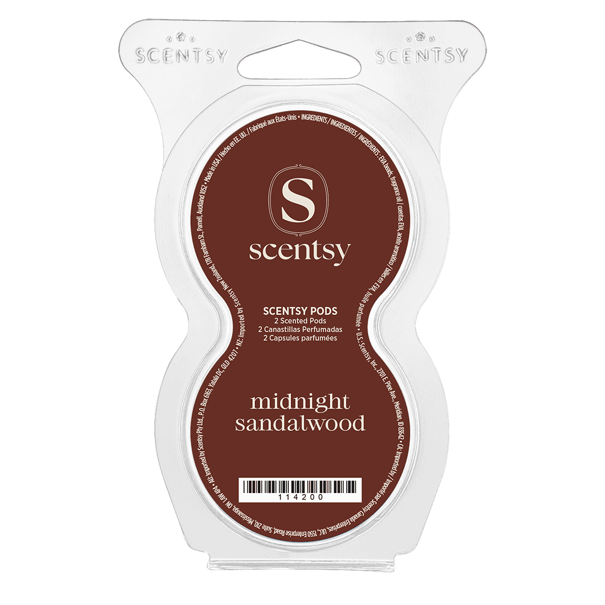 Midnight Sandalwood Scentsy Pods - isolated