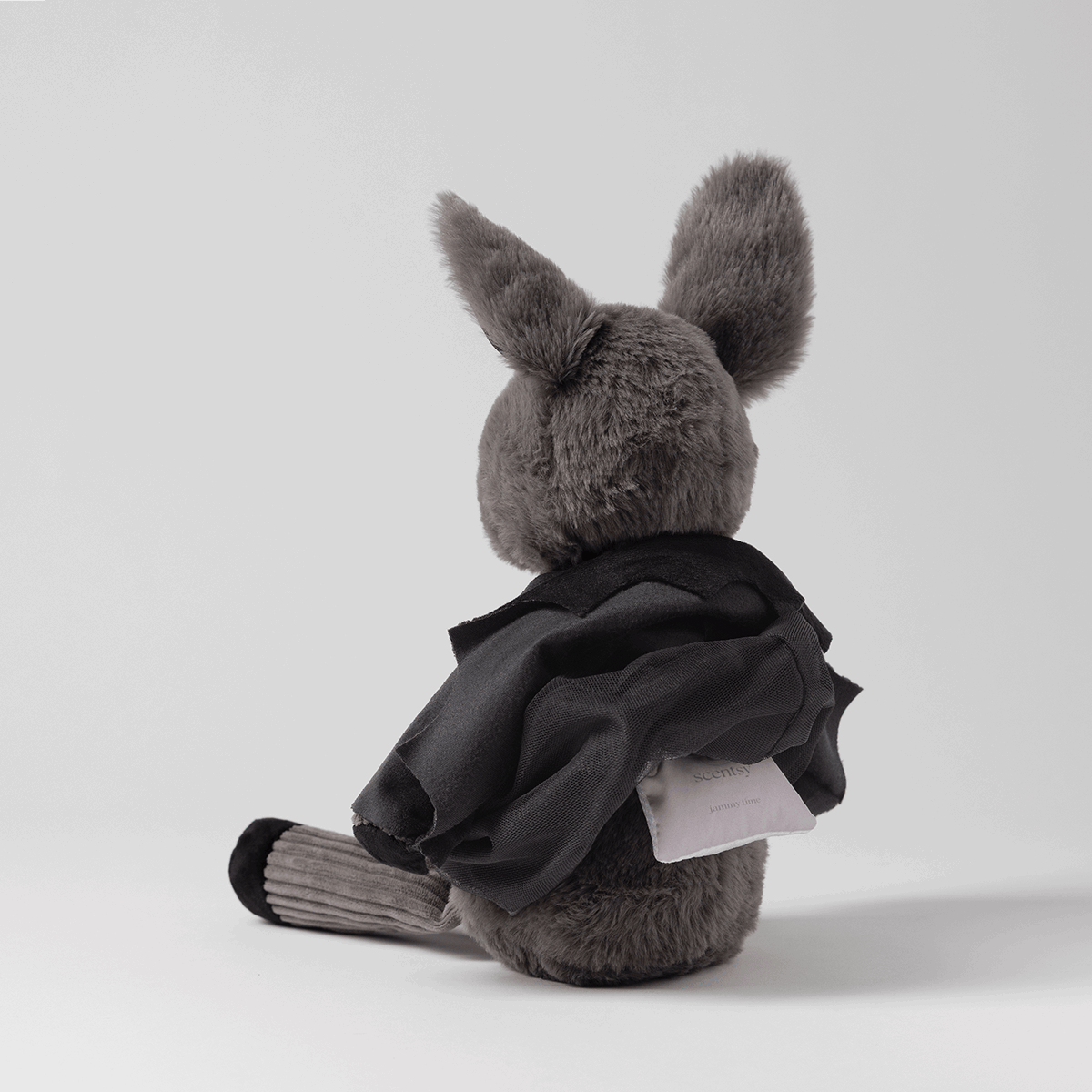 Midnight the Bat Scentsy Buddy - rear view with scent pak
