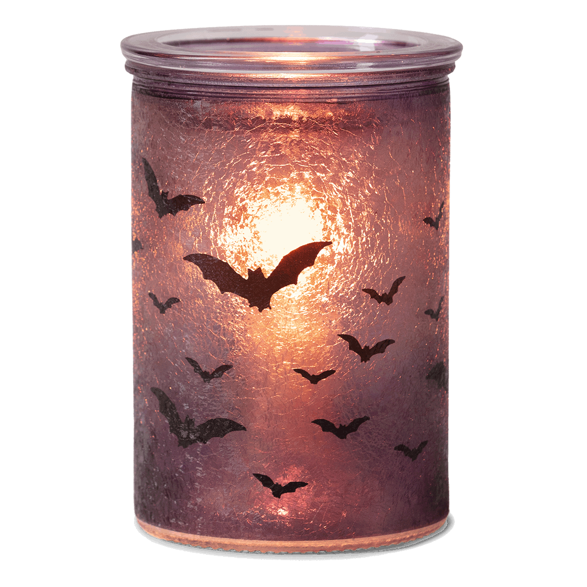 Nightfall Scentsy Warmer - isolated lit