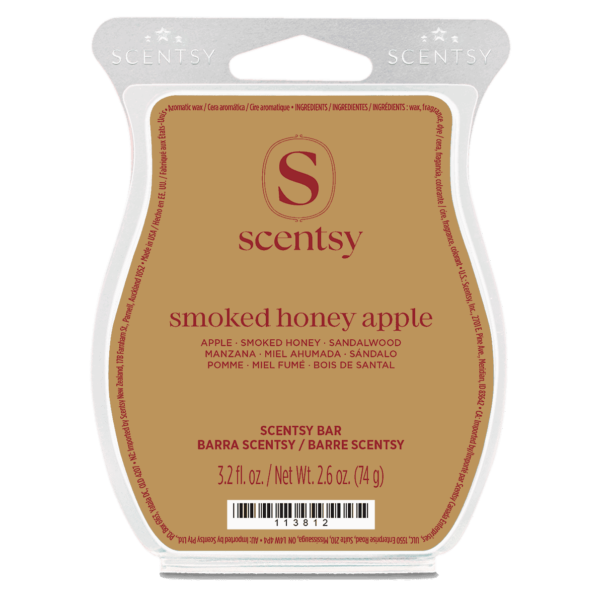 Smoked Honey Apple Scentsy Bar