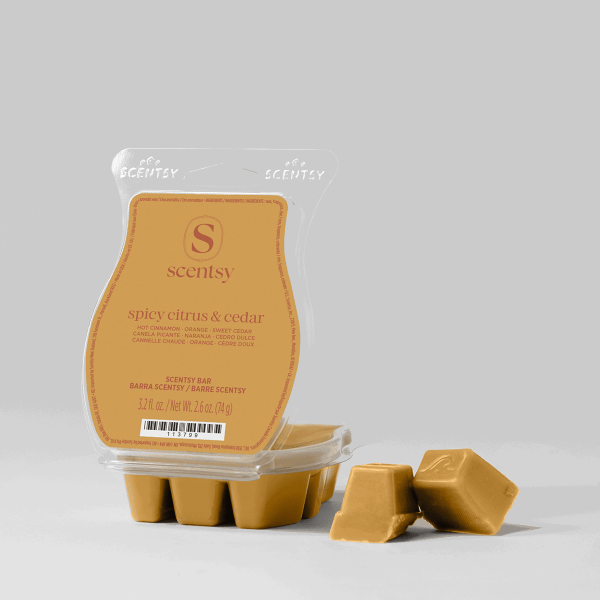Spicy Citrus & Cedar Scentsy Bar