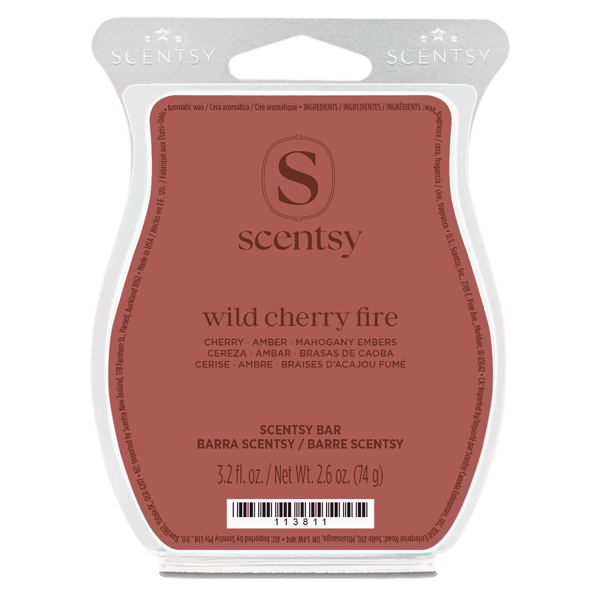 Wild Cherry Fire Scentsy Bar