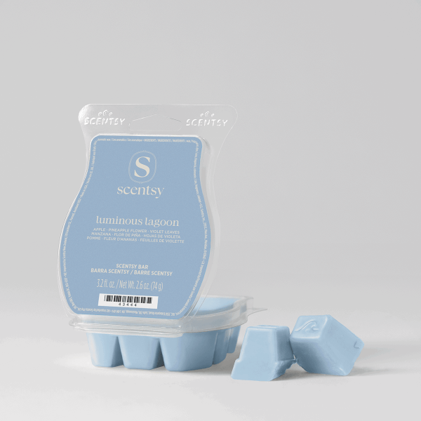 Luminous Lagoon Scentsy Bar - open