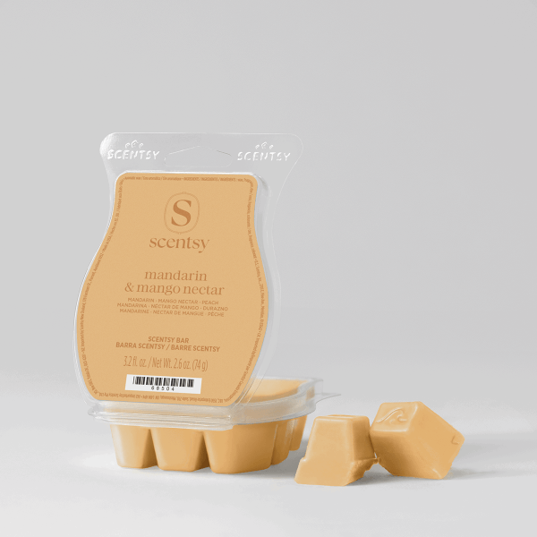 Mandarin & Mango Nectar Scentsy Bar - open